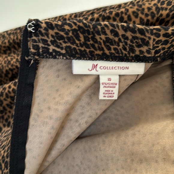 Vintage JM Collection cheetah print Midi Skirt - Picture 4 of 6